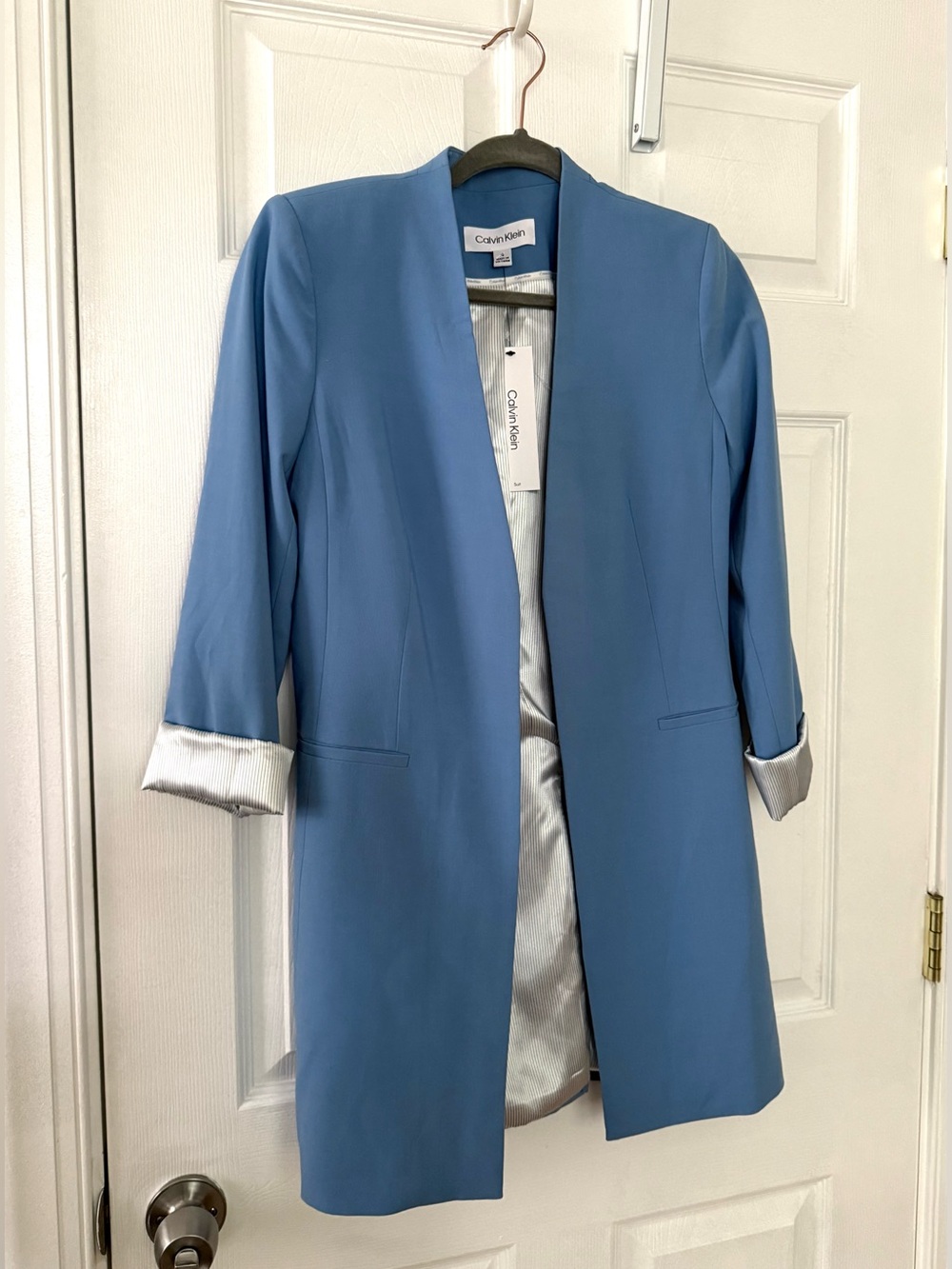 Calvin Klein Open Front Blazer